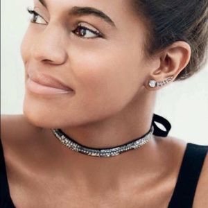 Stella & Dot Embroidered Emme Necklace